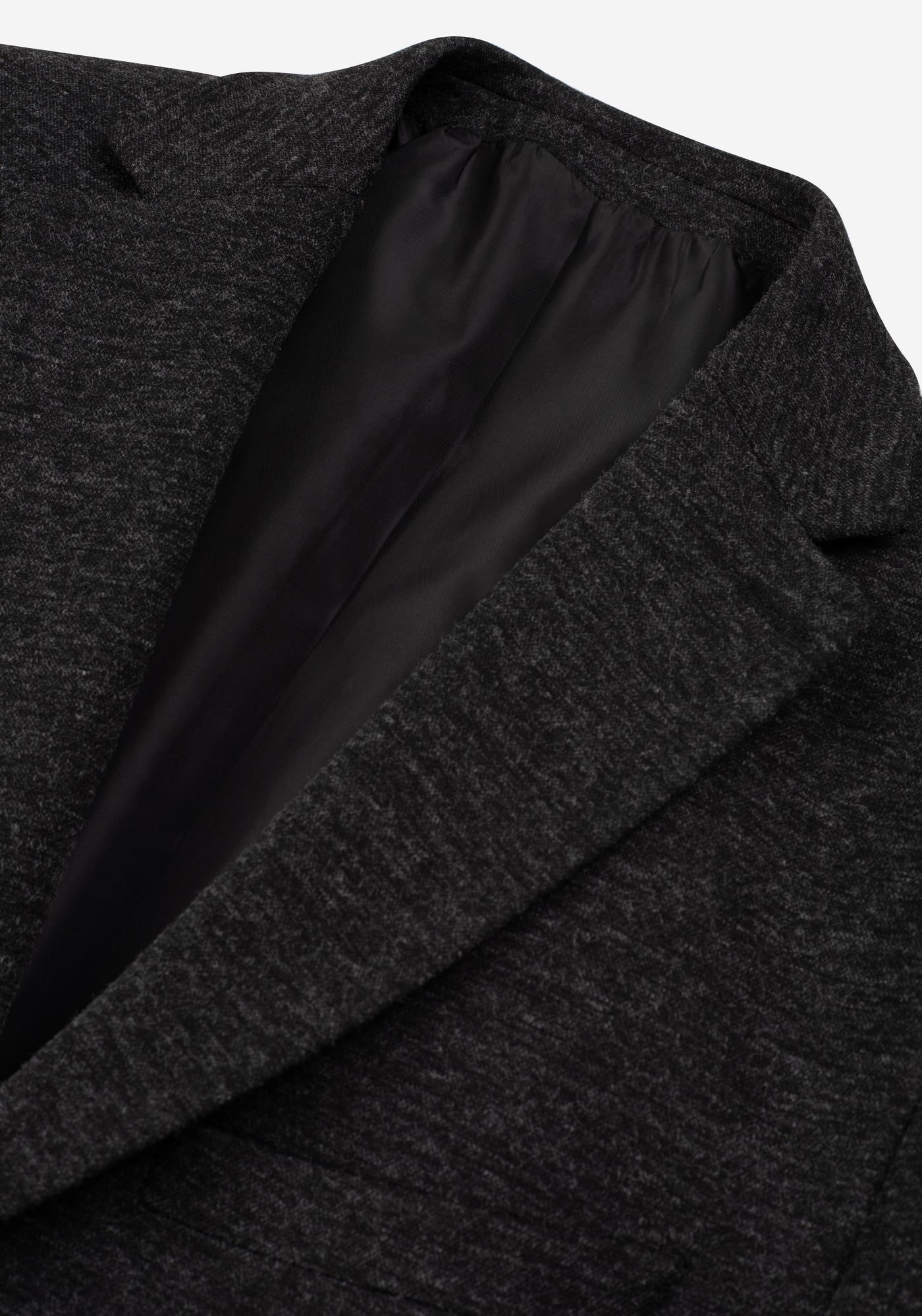 Contemporary Fit Slate Grey Heavy Brushed Blazer