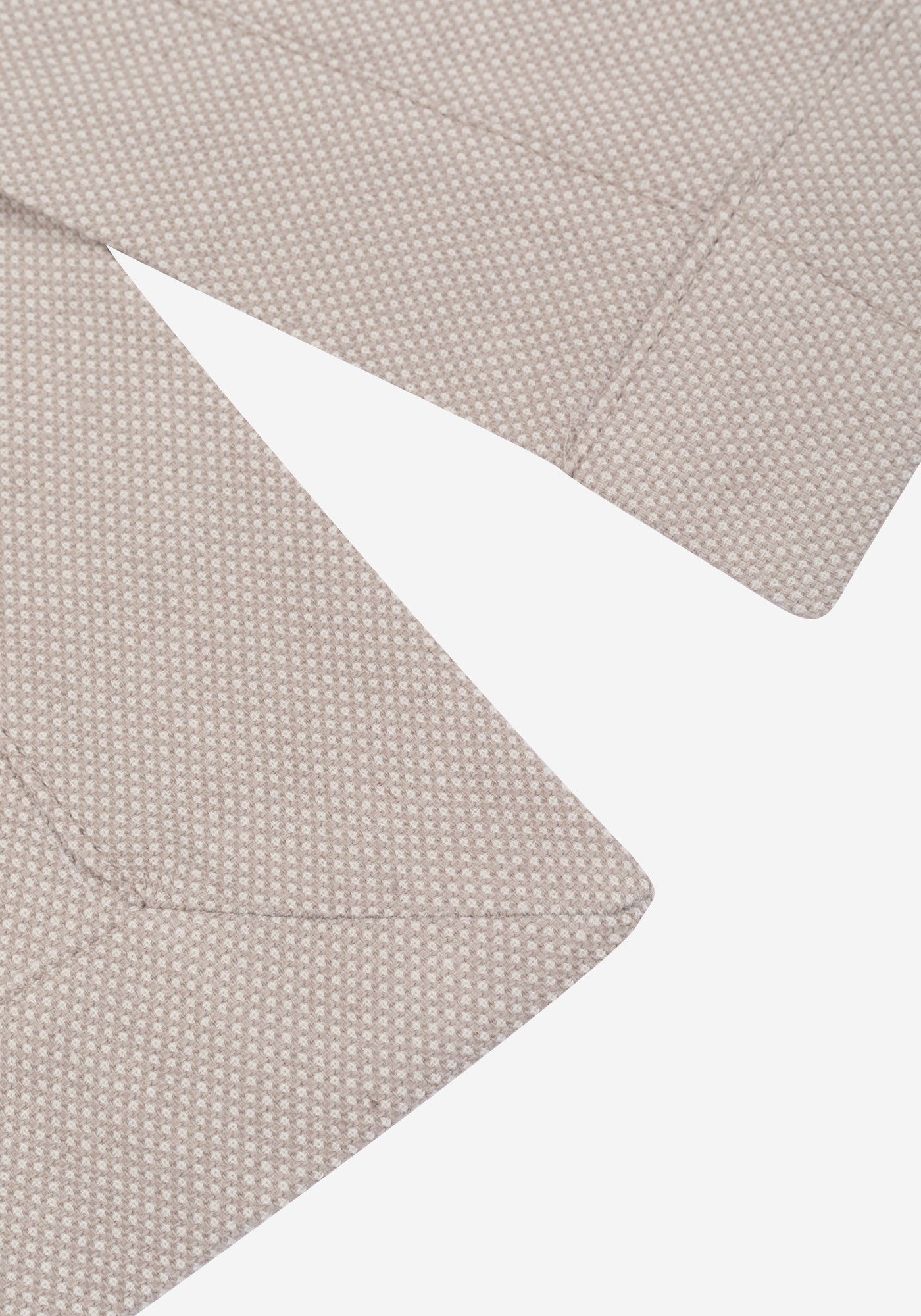 Contemporary Fit Breeze Beige Dotted Linen Blend Blazer