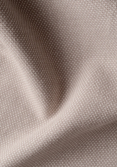 Contemporary Fit Breeze Beige Dotted Linen Blend Blazer
