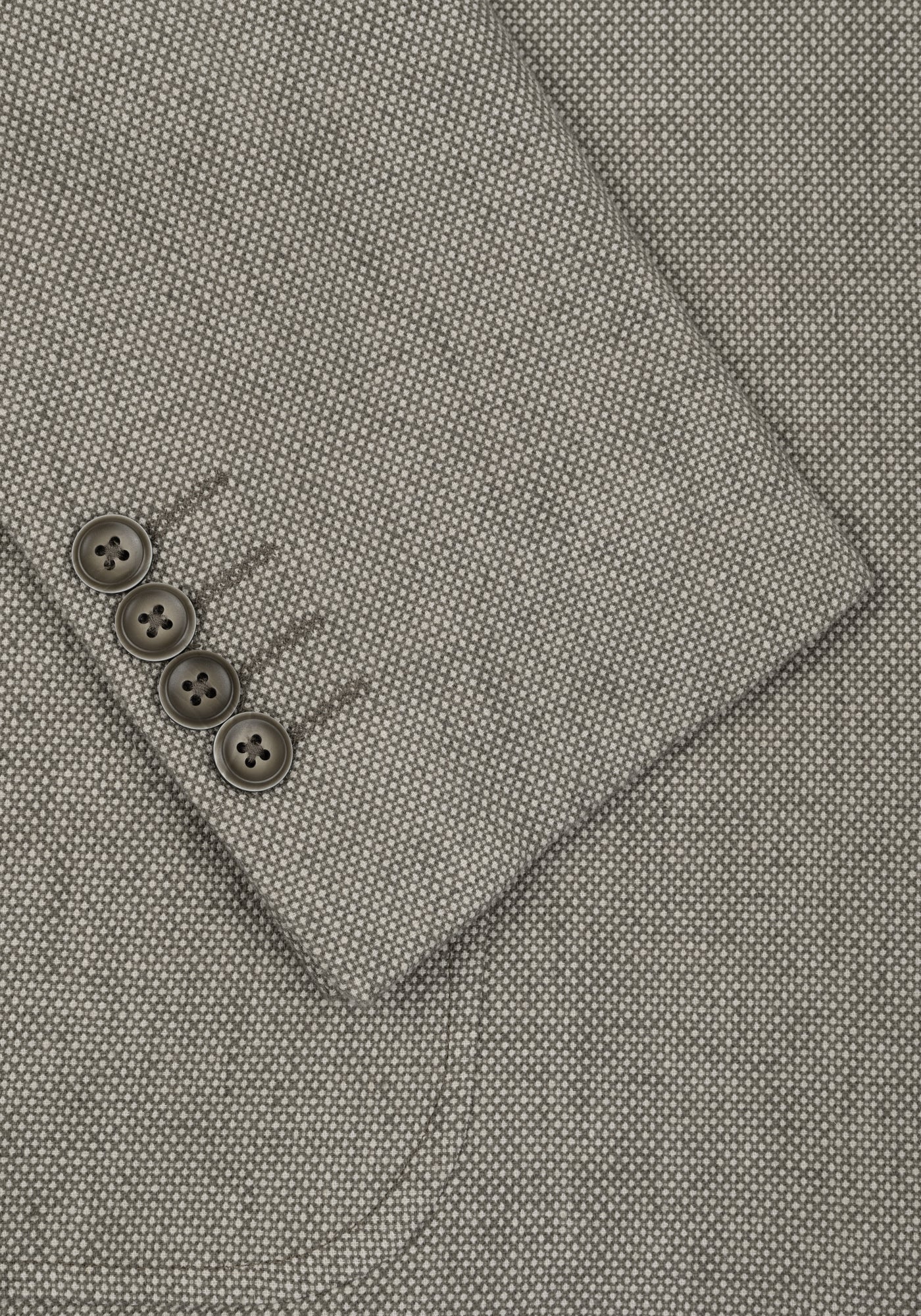 Contemporary Fit Sage Olive Dotted Linen Blend Blazer