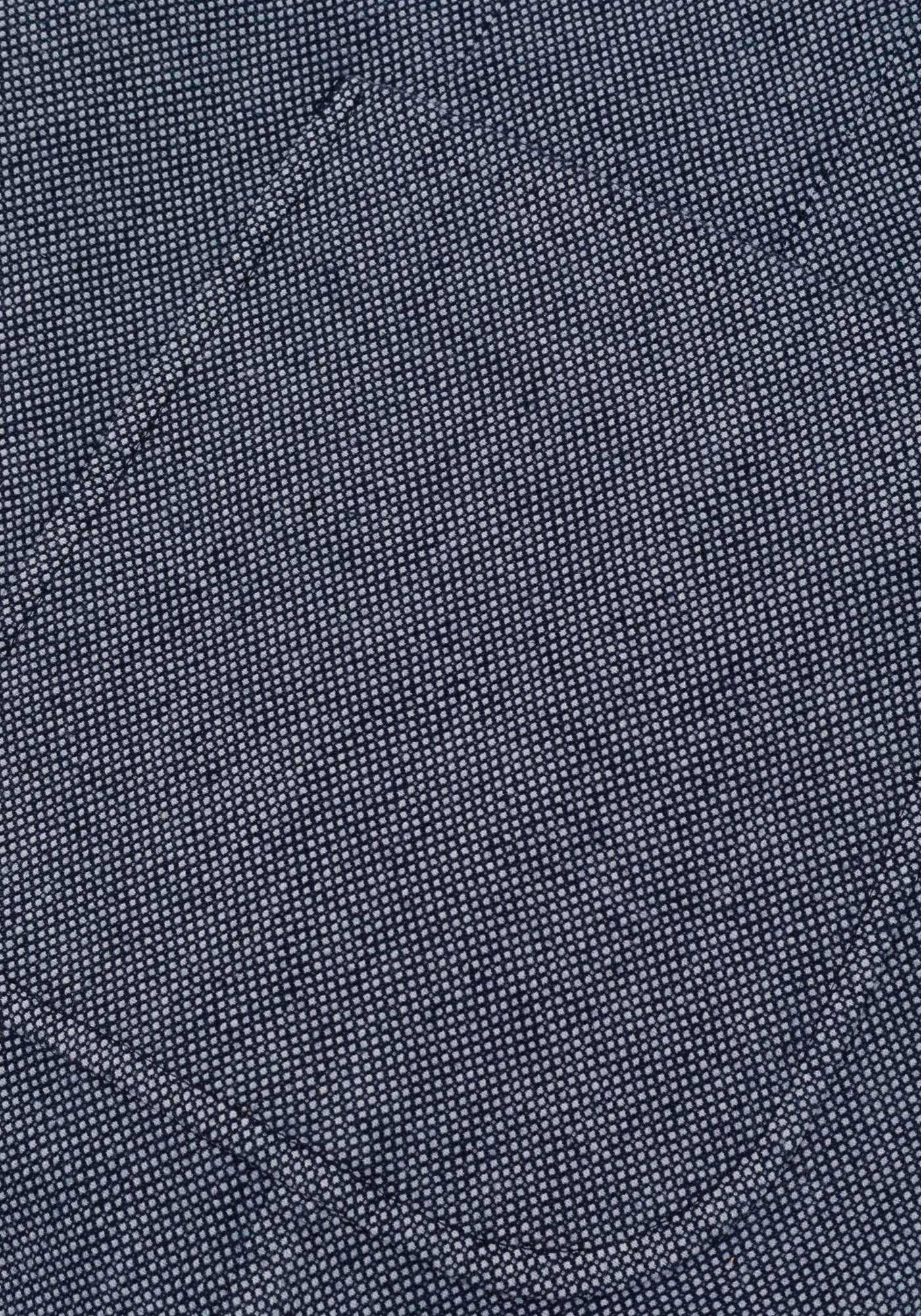 Contemporary Fit Vintage Navy Dotted Linen Blend Blazer