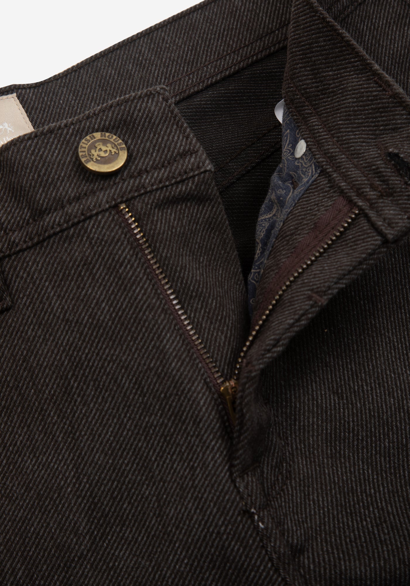 Hazel Brown Cavarly Twill Pants