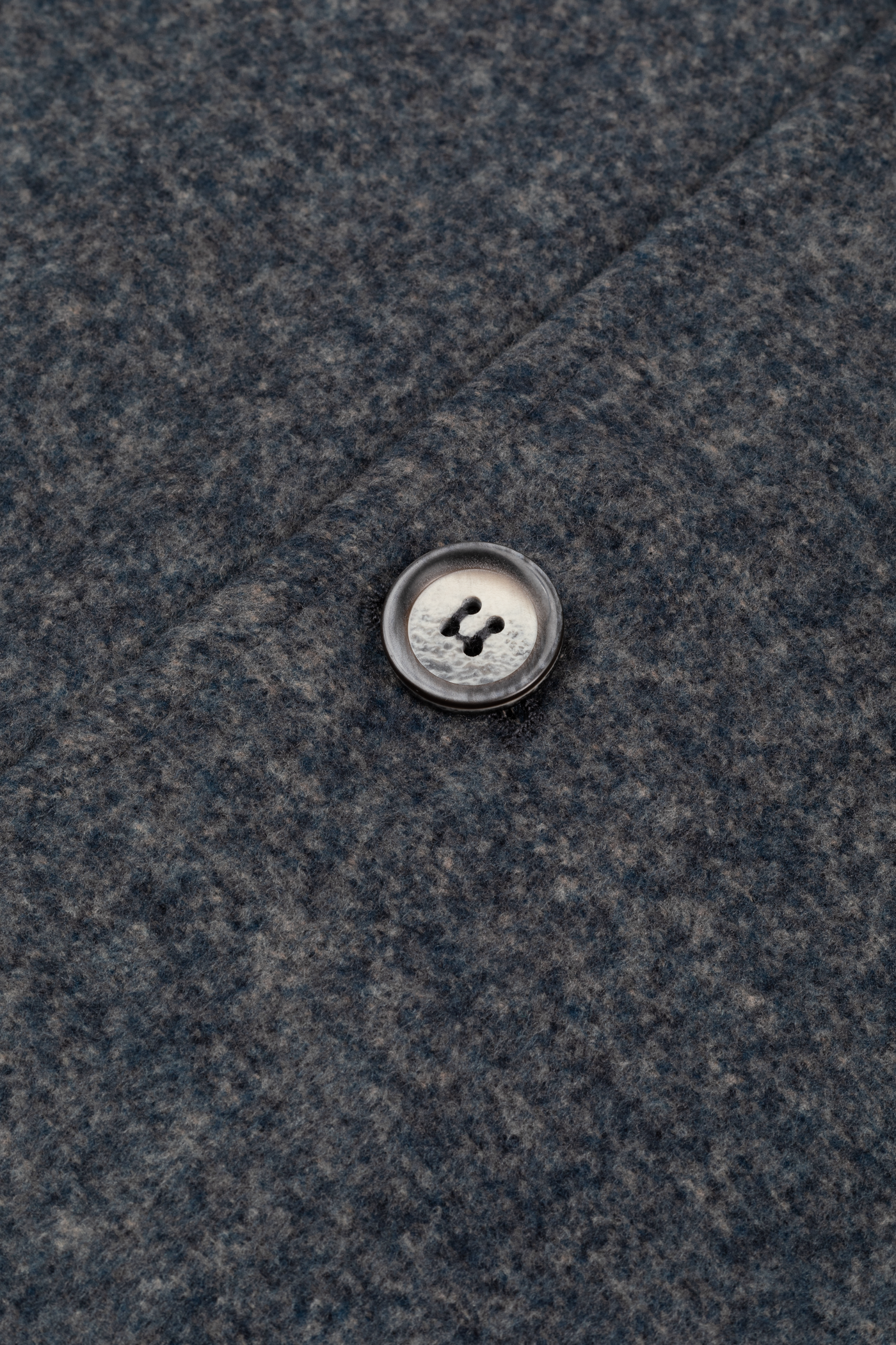 Mist Grey Wool Feel Overshirt