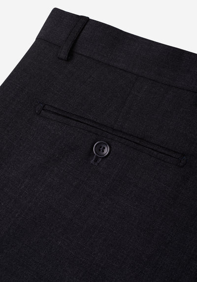 Midnight Grey Poly Wool Pants