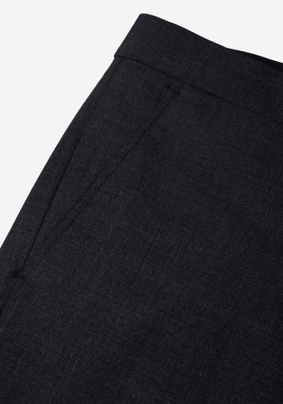 Midnight Grey Poly Wool Pants