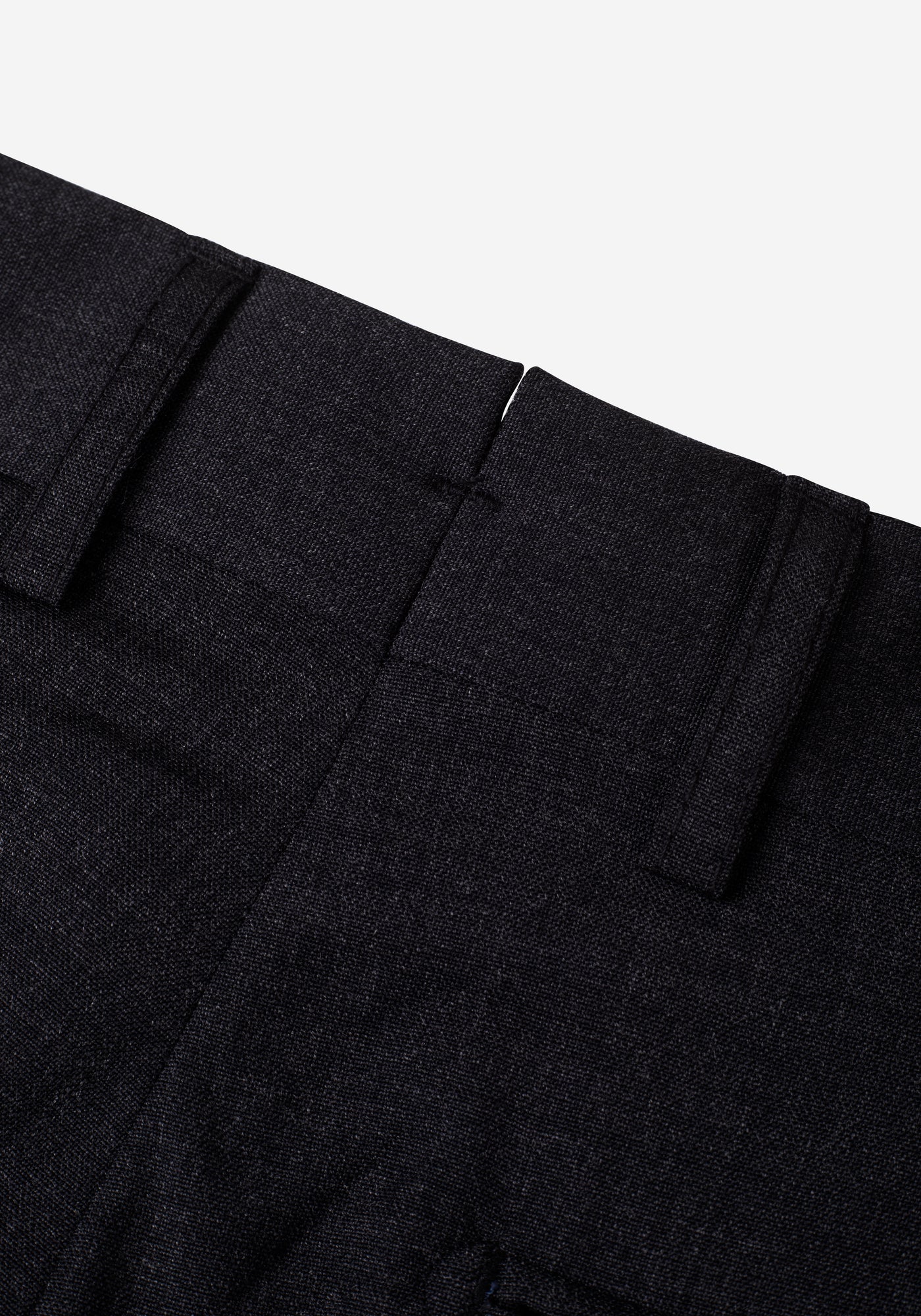 Midnight Grey Poly Wool Pants