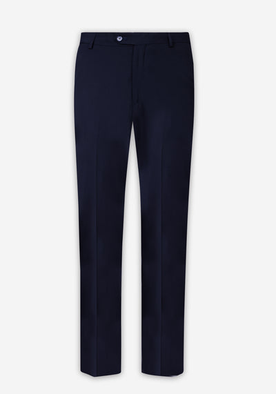 Galaxy Navy Poly Wool Pants