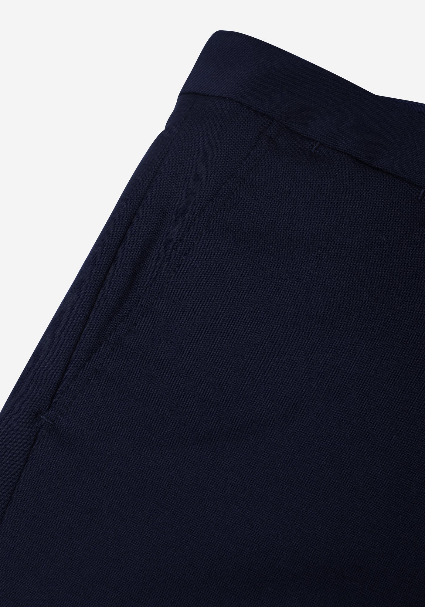 Galaxy Navy Poly Wool Pants