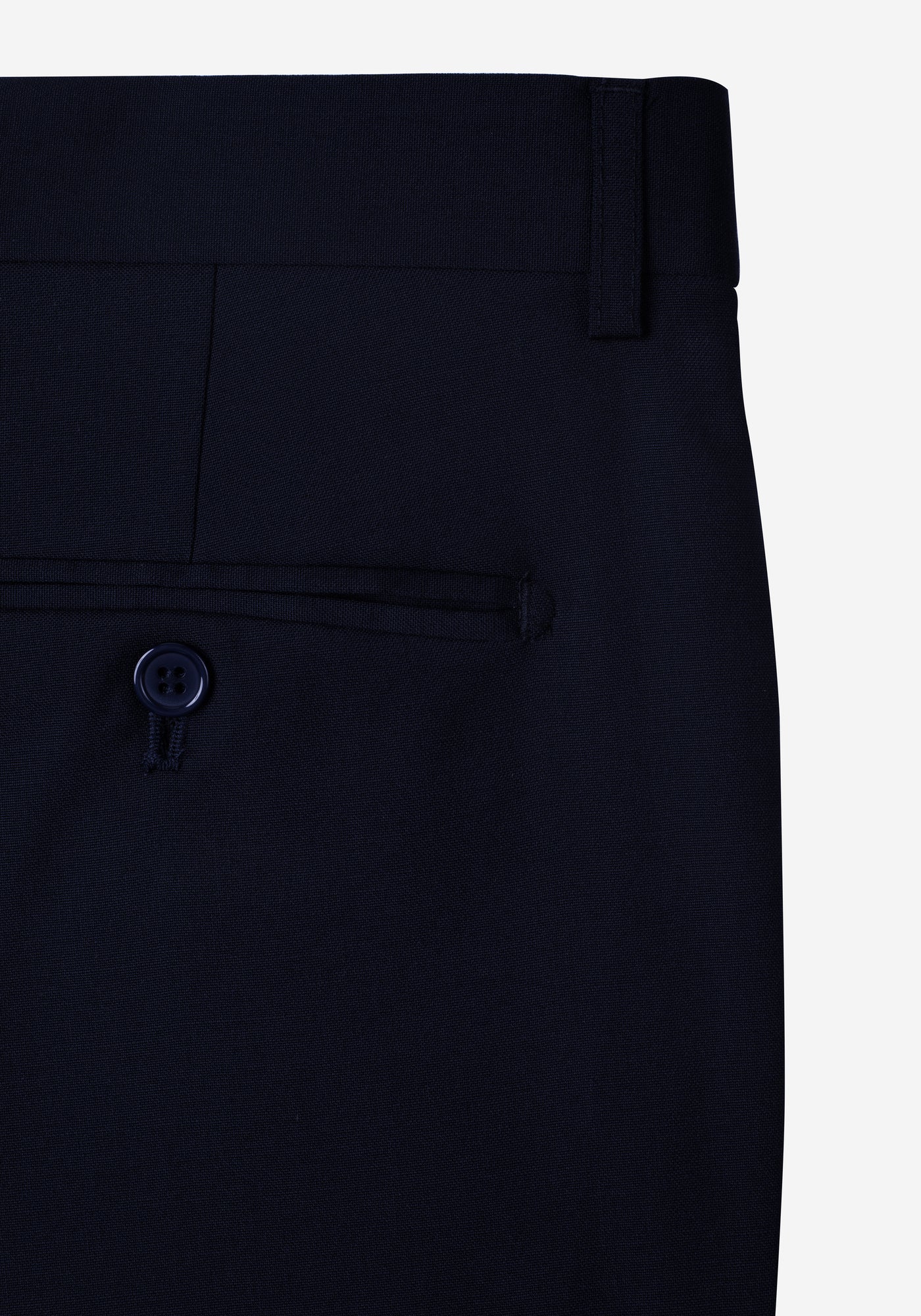 Galaxy Navy Poly Wool Pants