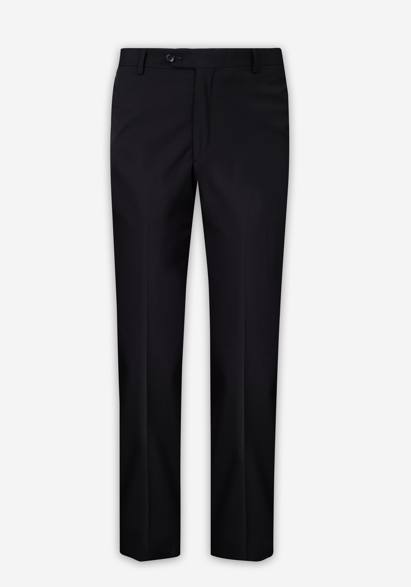 Raven Black Poly Wool Pants