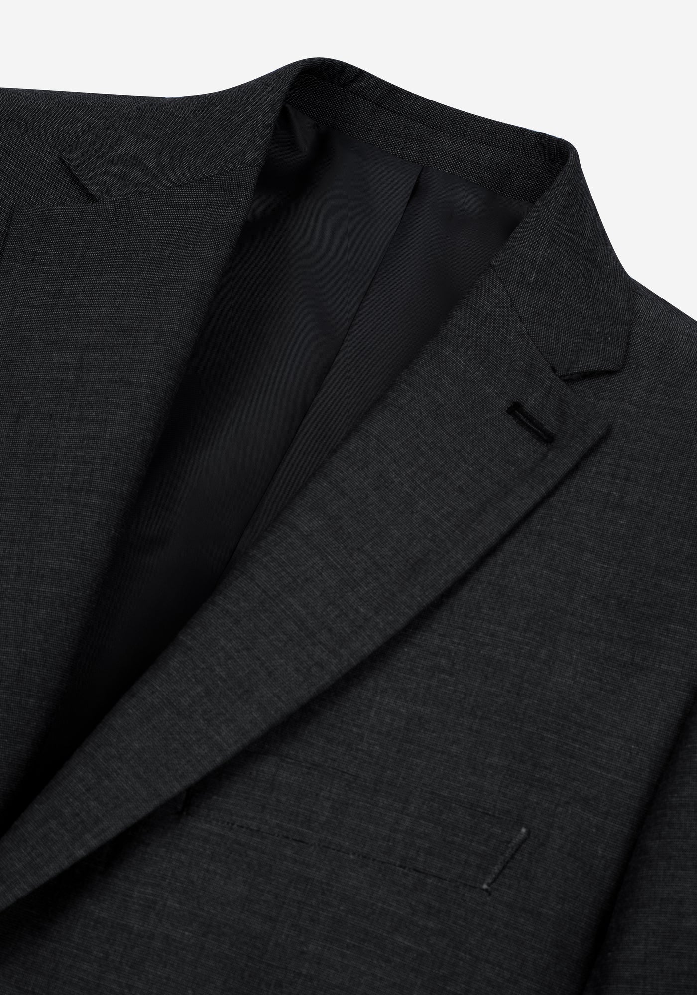 Dark Midnight Grey Poly Suit