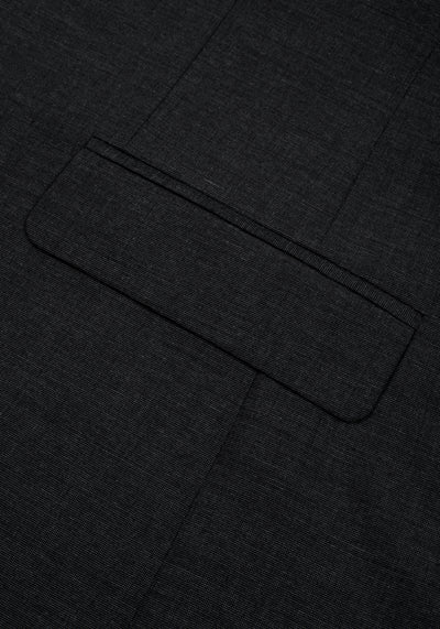 Dark Midnight Grey Poly Suit