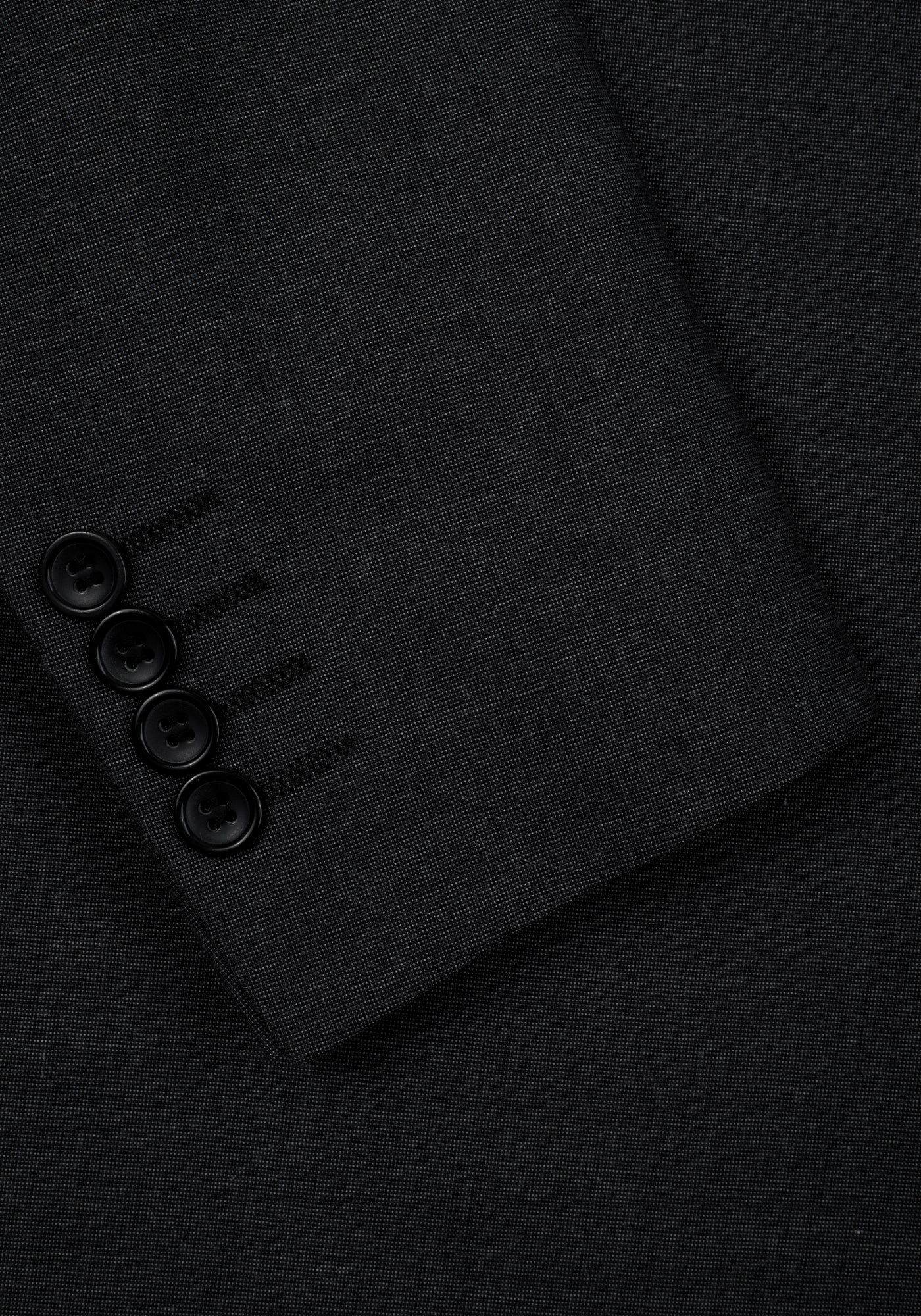 Dark Midnight Grey Poly Suit