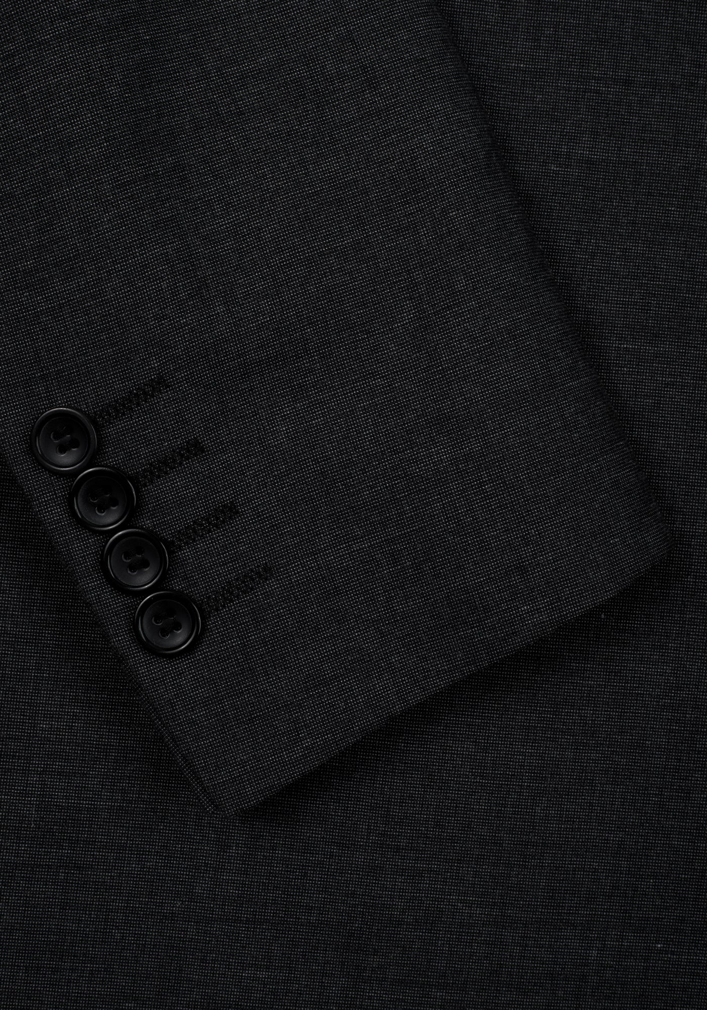 Dark Midnight Grey Poly Suit