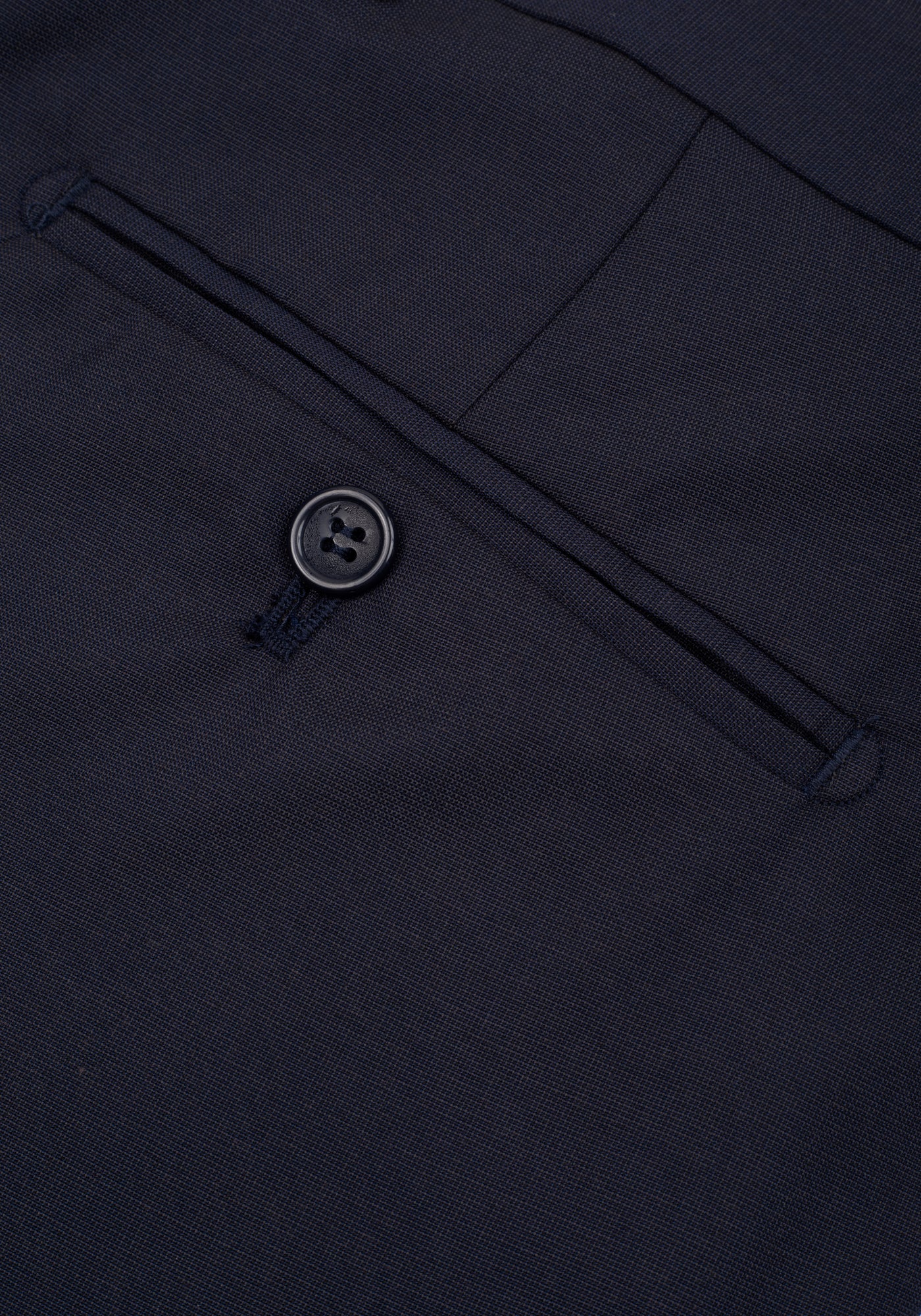 Dim Faded Navy Poly Suit