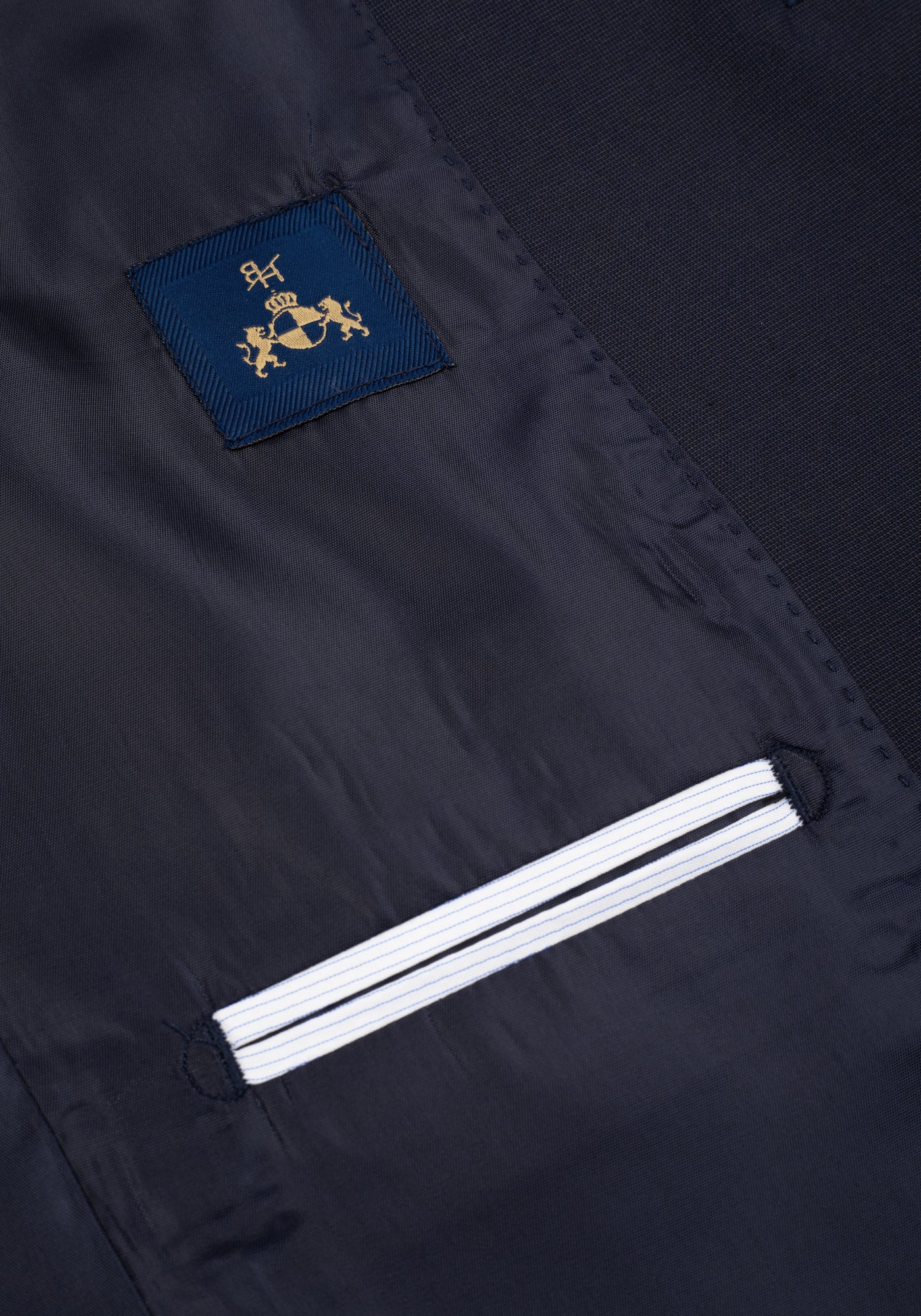 Dim Faded Navy Poly Suit