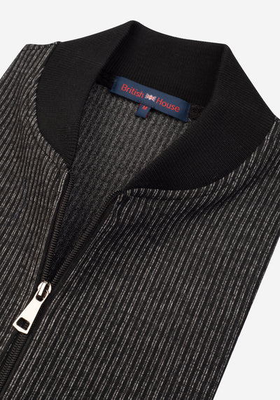 Raven Black Stripe Walter Jacket