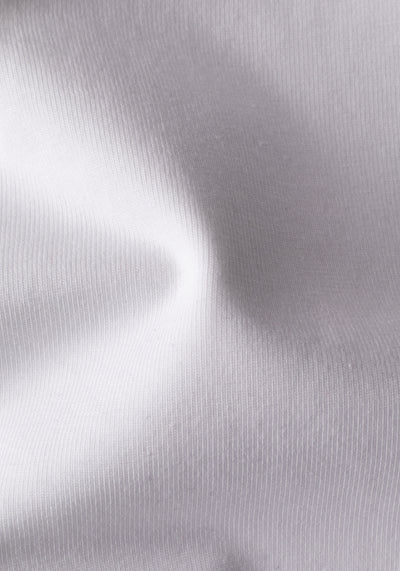 Pure White Cotton Undershirt - Short Sleeve