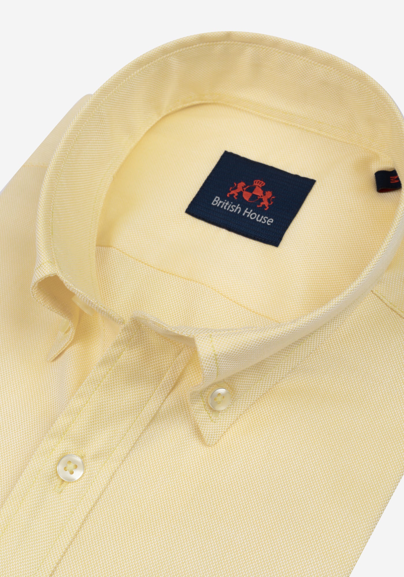 Blaze Yellow Washed Oxford Shirt