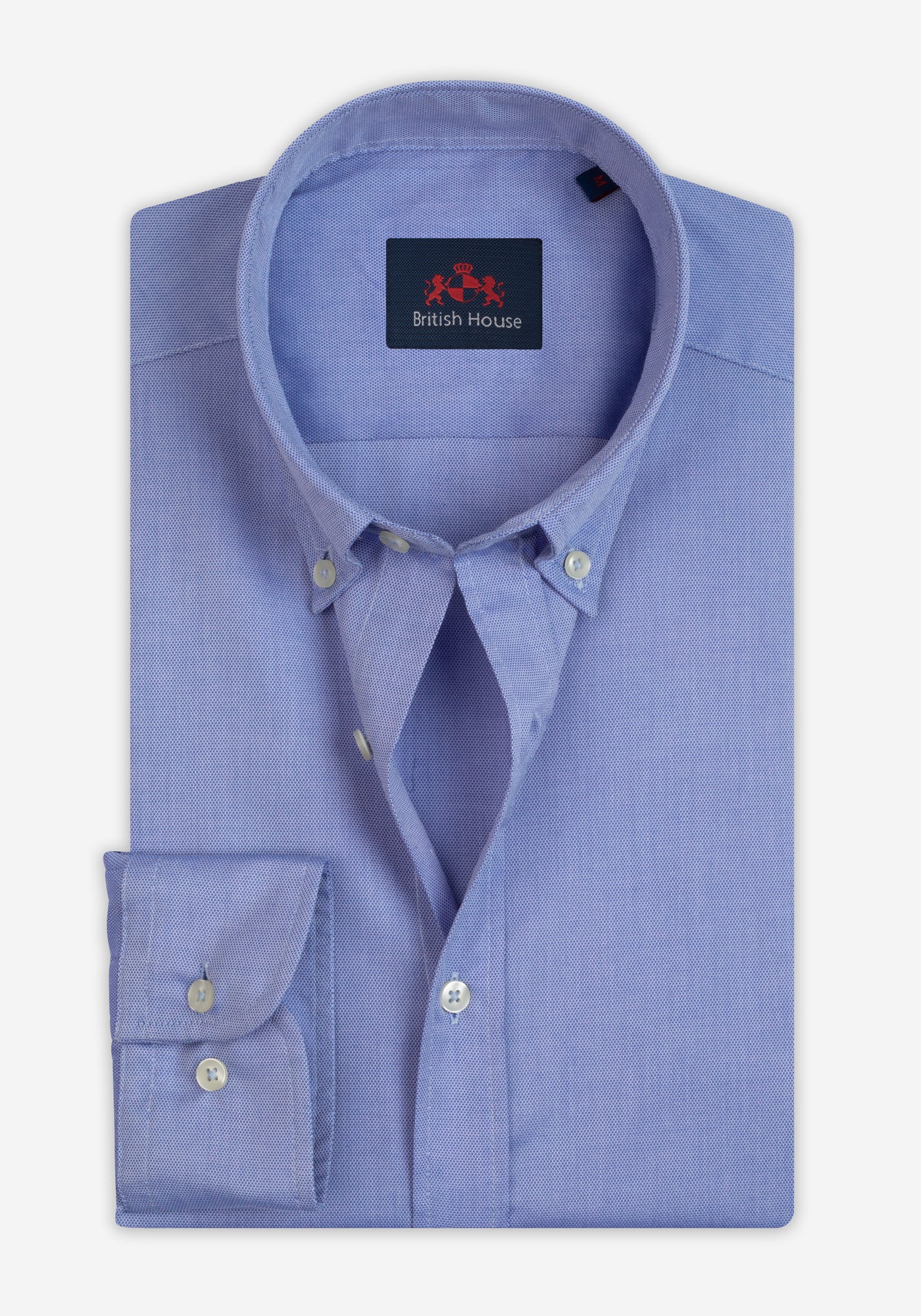 Lagoon Blue Washed Oxford Shirt