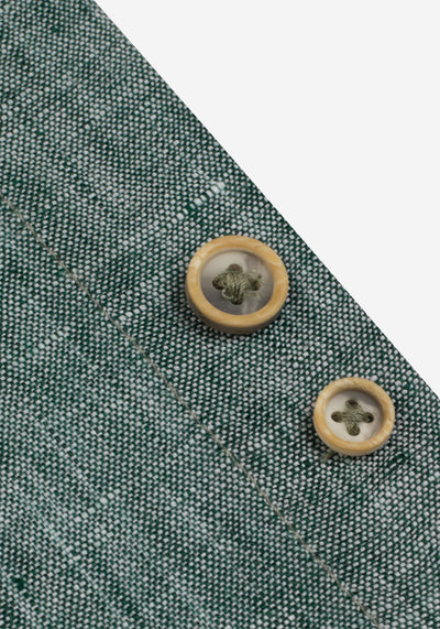 Sage Olive Belgian Linen Shirt