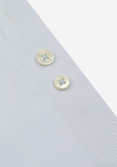 Faded Blue Stripe Piqué  Shirt