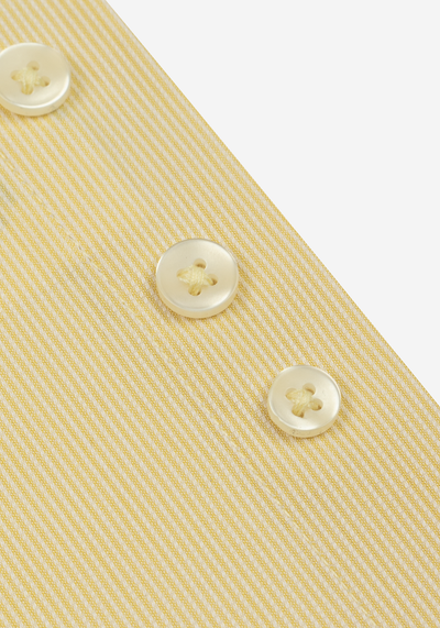 Brass Yellow Stripe Piqué  Shirt