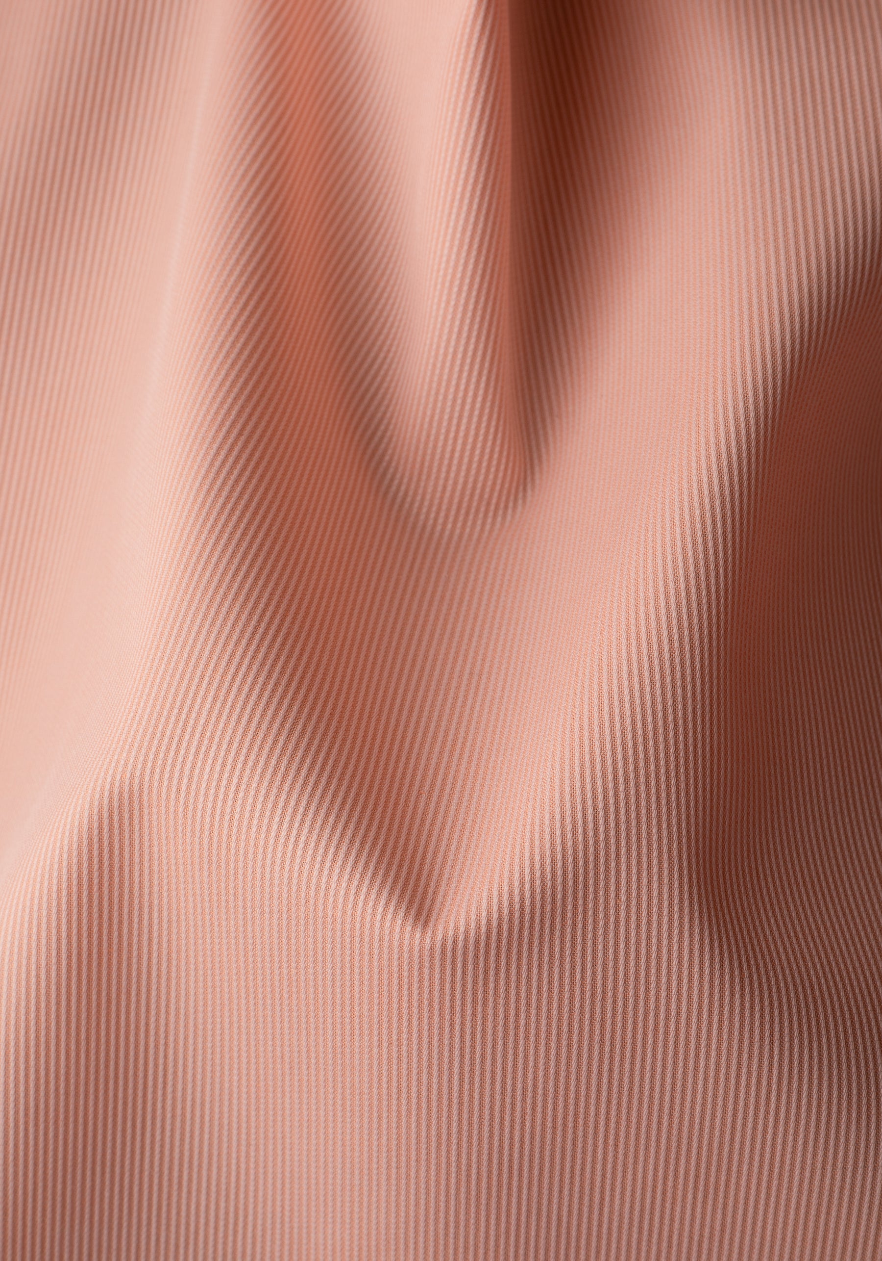 Pastel Orange Stripe Piqué Shirt