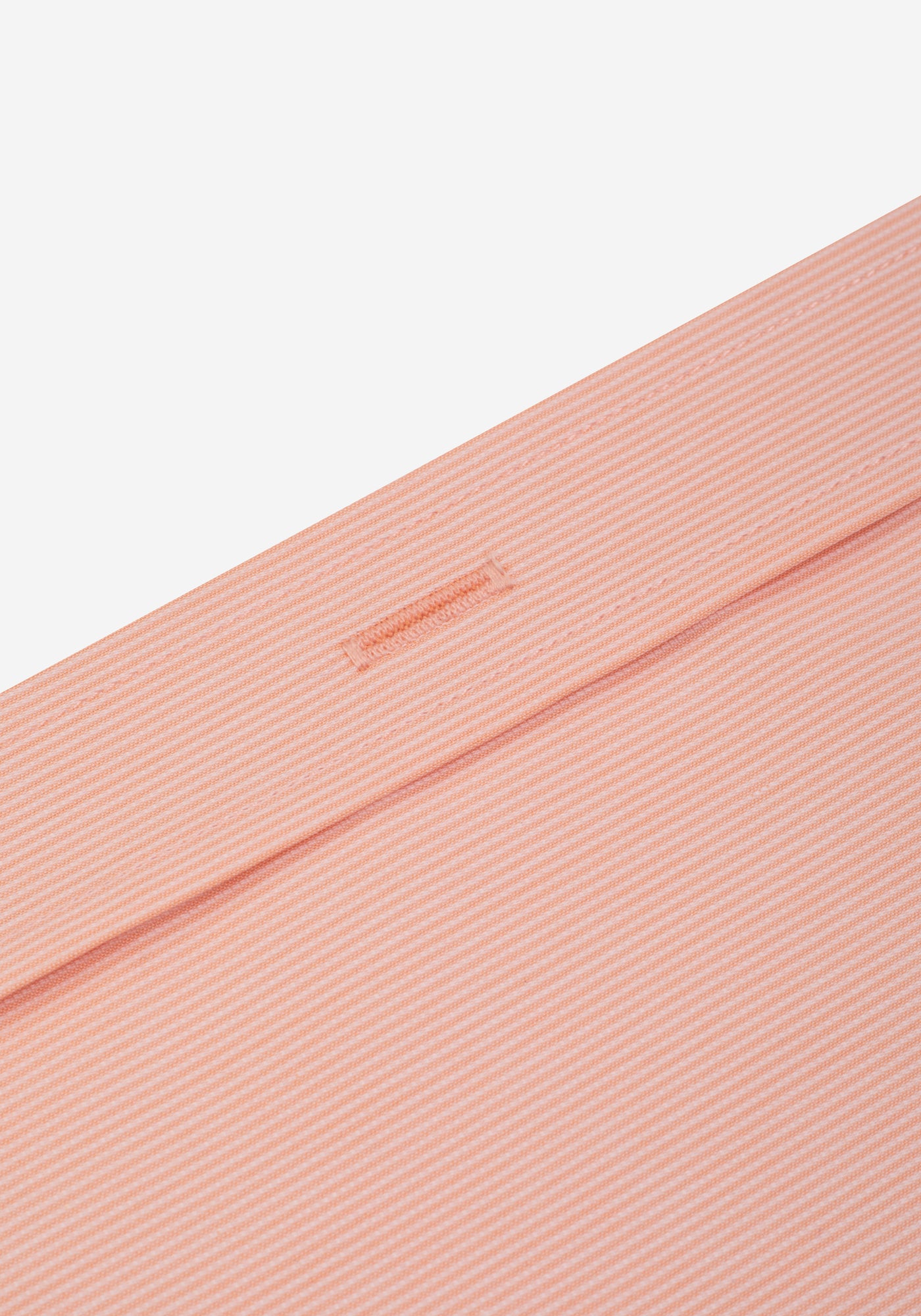 Pastel Orange Stripe Piqué  Shirt