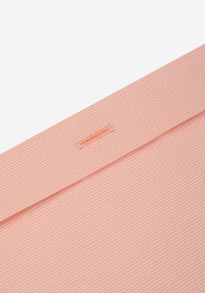 Pastel Orange Stripe Piqué  Shirt