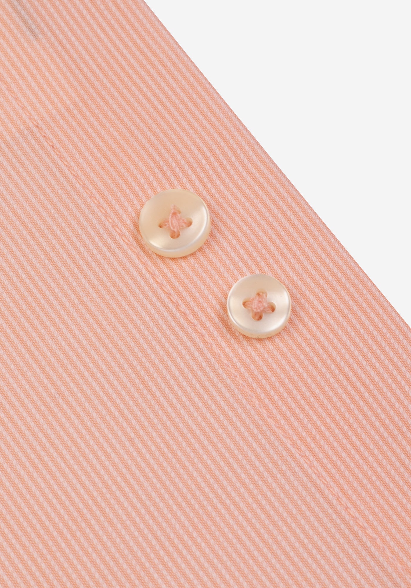 Pastel Orange Stripe Piqué  Shirt