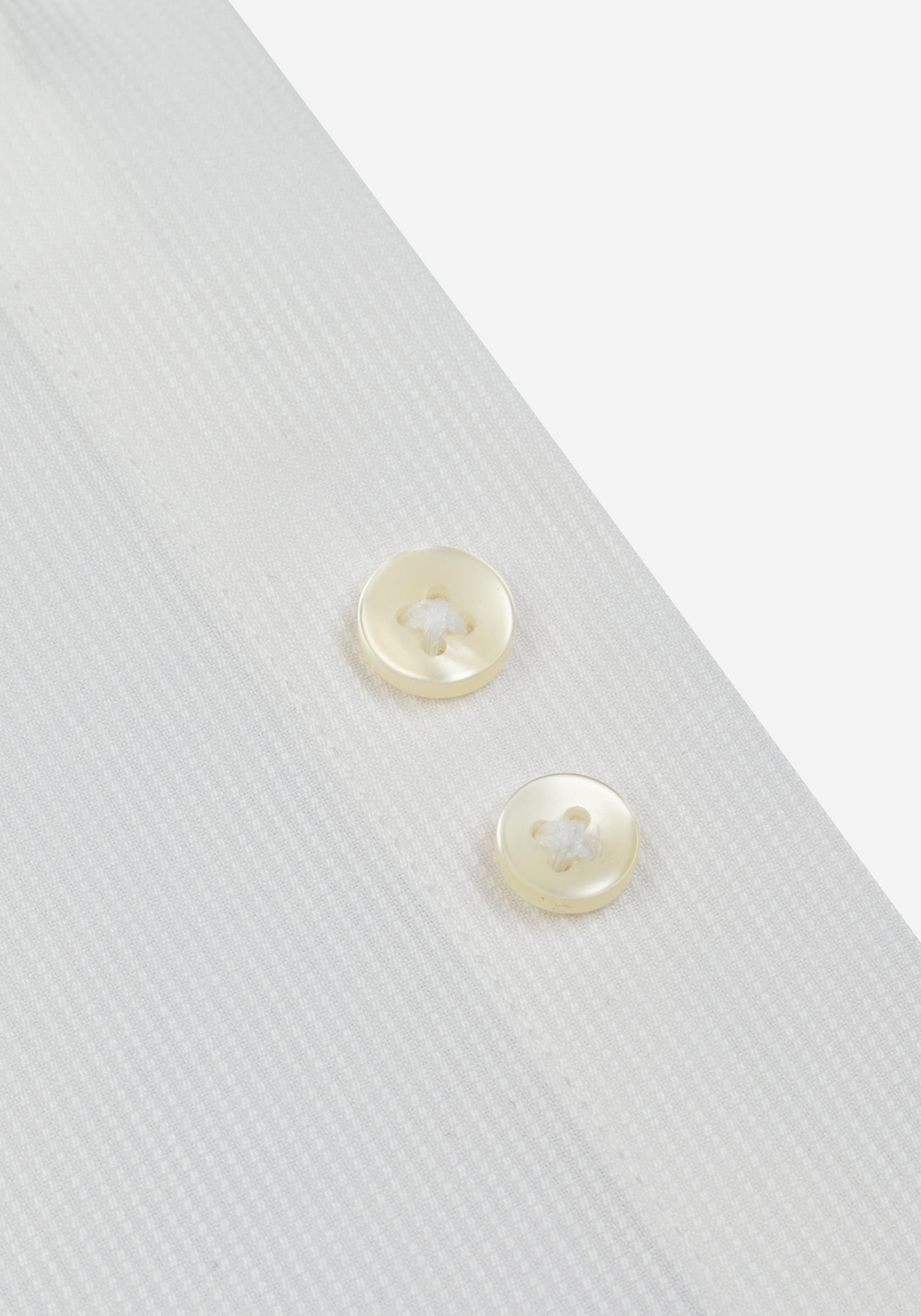 Soft White Stripe Piqué  Shirt