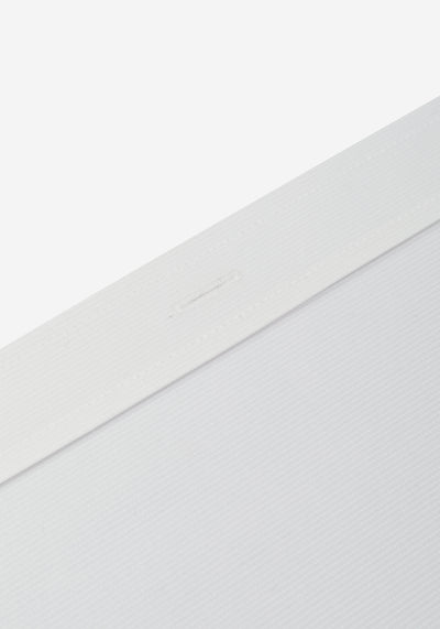 Soft White Stripe Piqué  Shirt