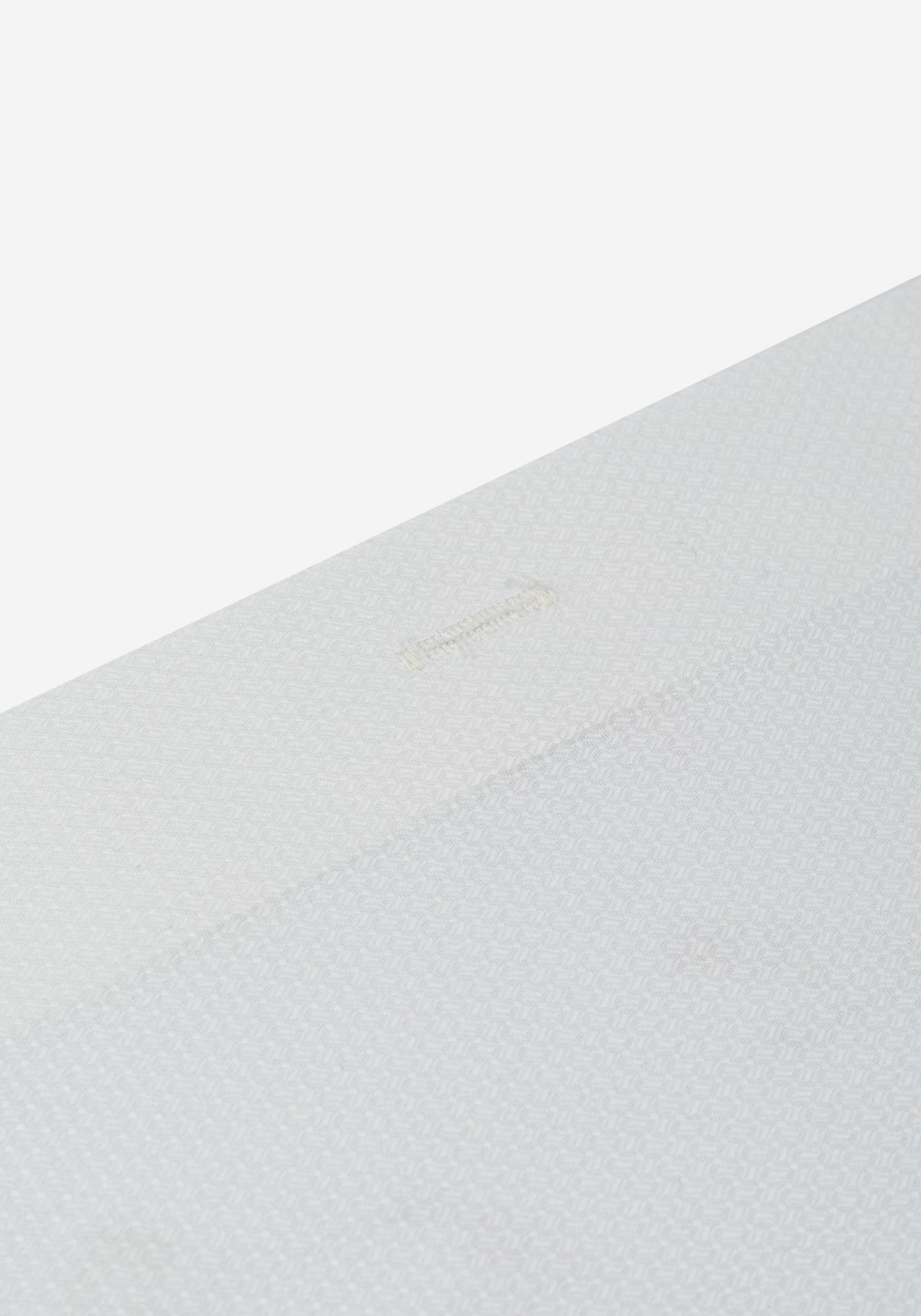 Mist White Basket Weave Shirt