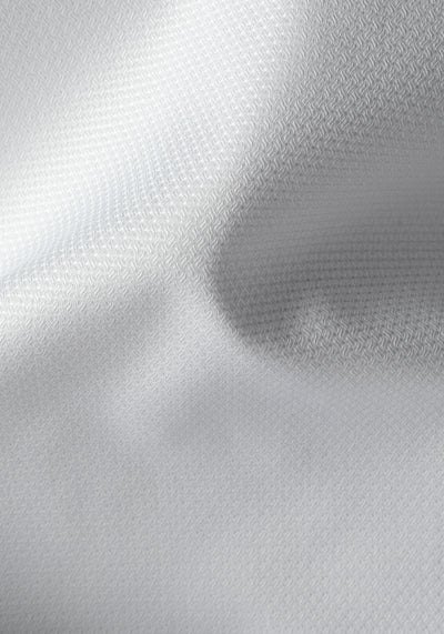 Mist White Basket Weave Shirt