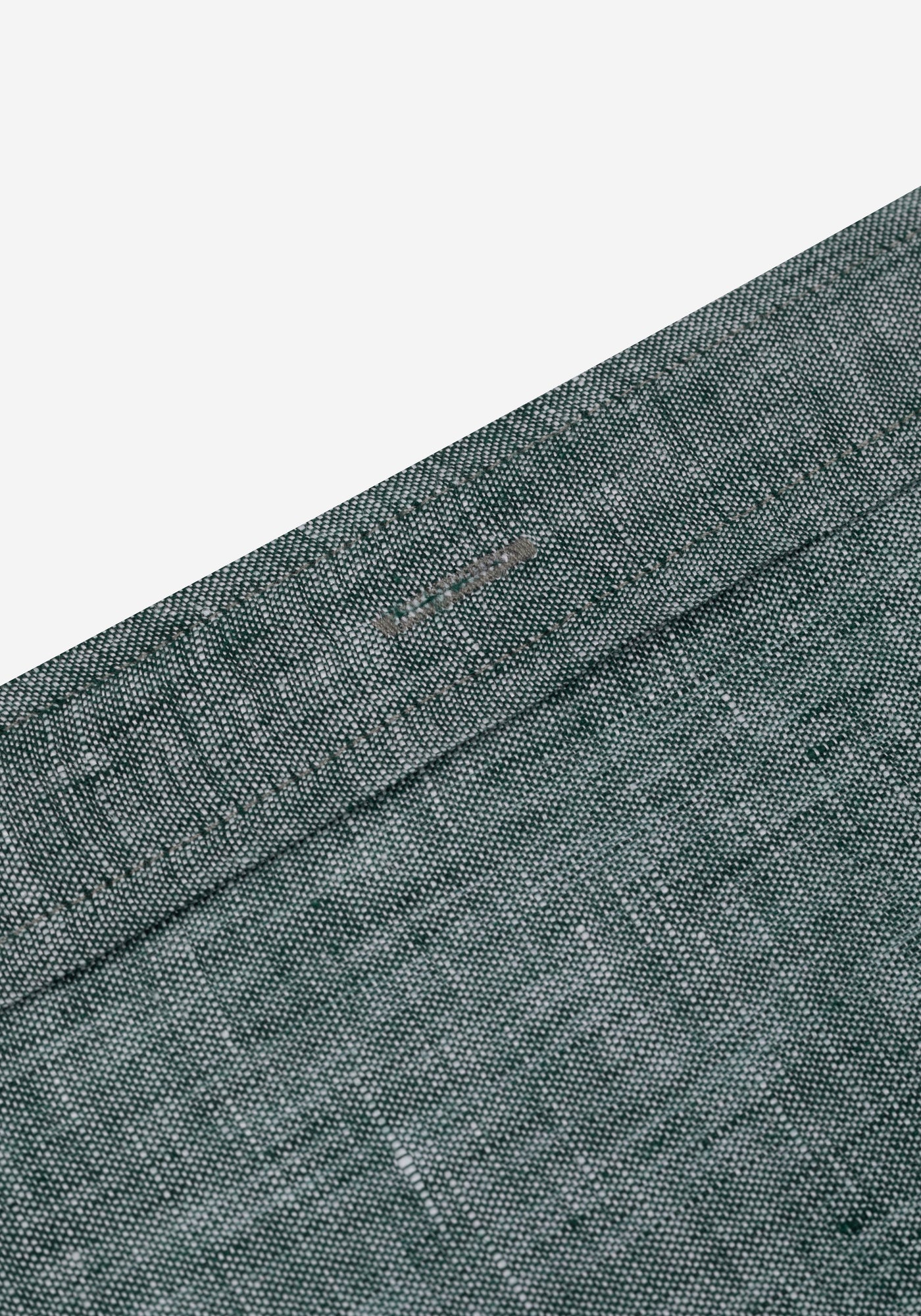 Faded Olive Washed Belgian Linen Shirt