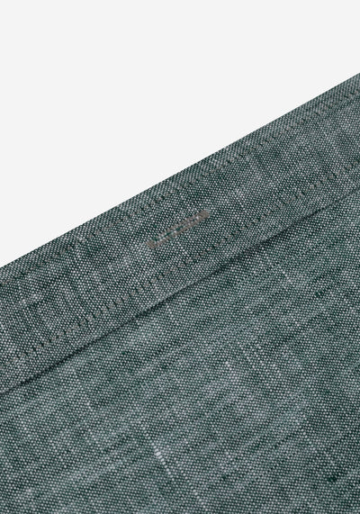 Faded Olive Washed Belgian Linen Shirt
