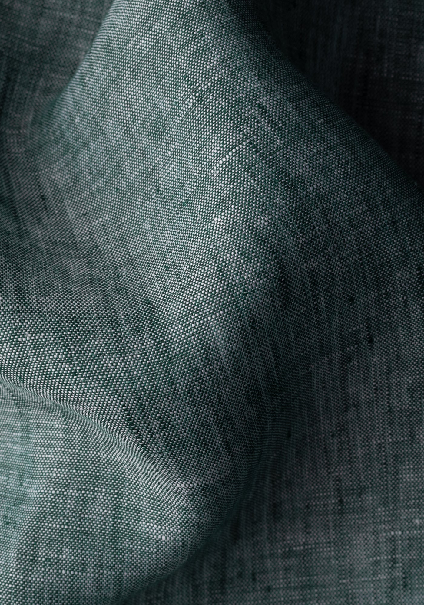 Faded Olive Washed Belgian Linen Shirt