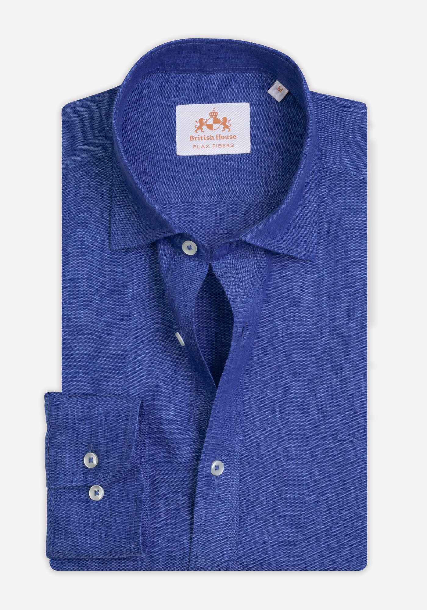 Pure Blue Washed Belgian Linen Shirt