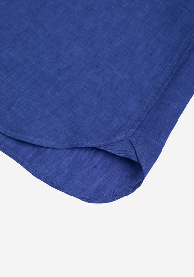 Pure Blue Washed Belgian Linen Shirt