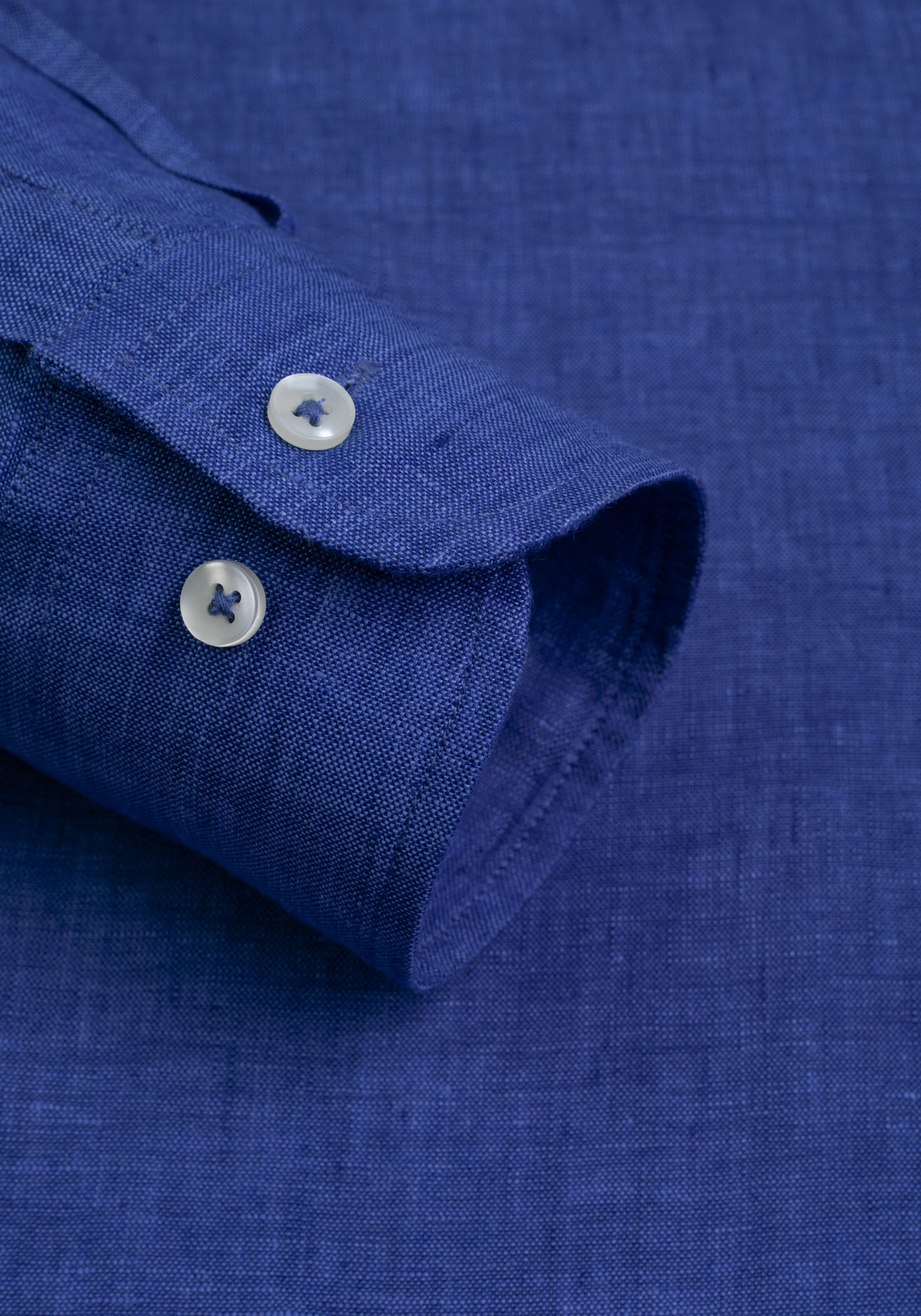 Pure Blue Washed Belgian Linen Shirt
