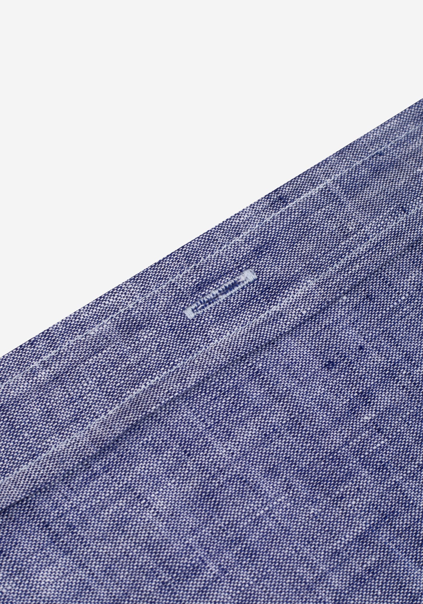 Indigo Blue Belgian Linen Shirt