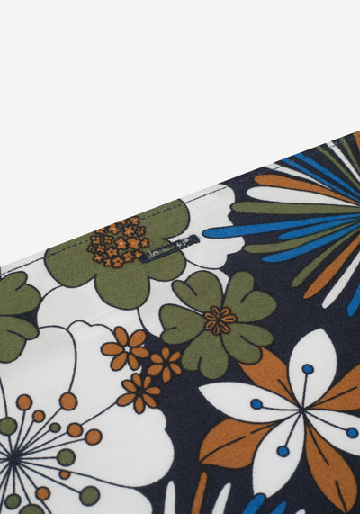 Colorful Floral Poplin Resort Shirt - Short Sleeve
