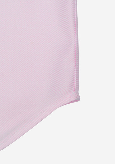 Venetian Rose Stripe Piqué Shirt - Short Sleeve