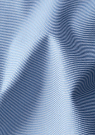 Pastel Blue Stripe Twill Shirt - Short Sleeve