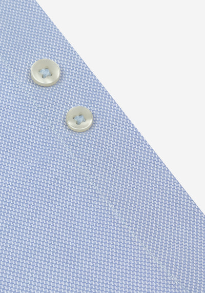 Serene Blue Oxford Shirt - Short Sleeve