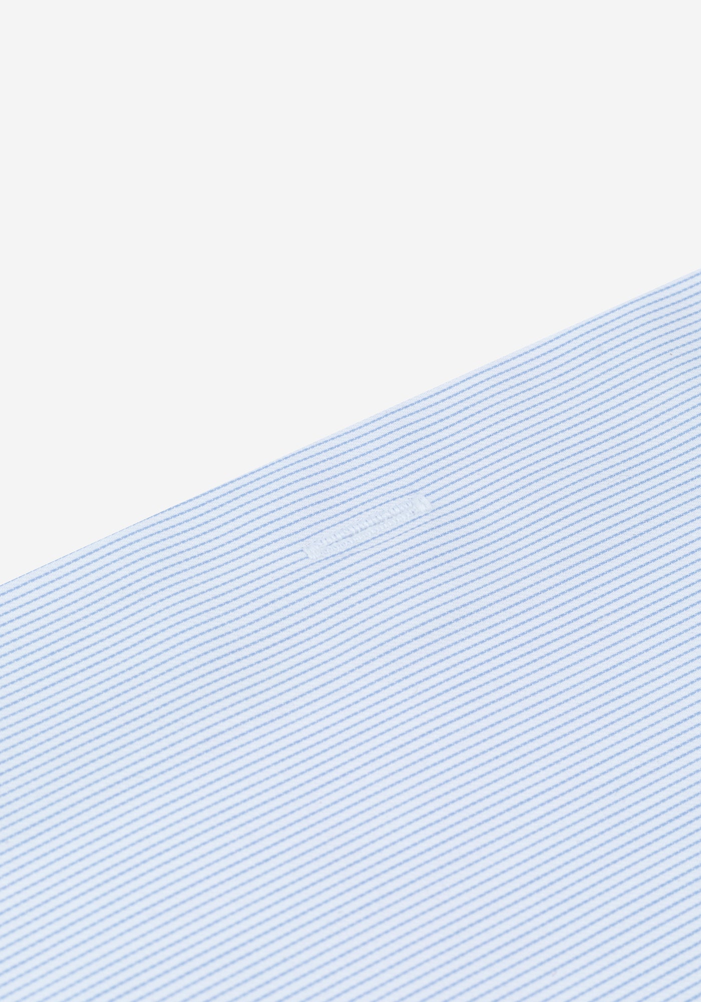 Ice Blue Stripe Twill Shirt - Short Sleeve