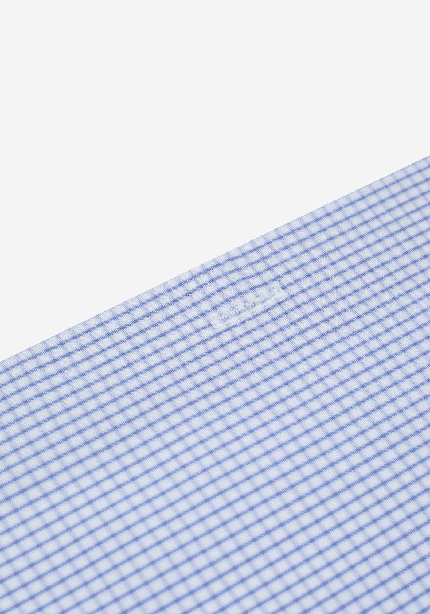 Breeze Blue Checked Poplin Shirt - Short Sleeve