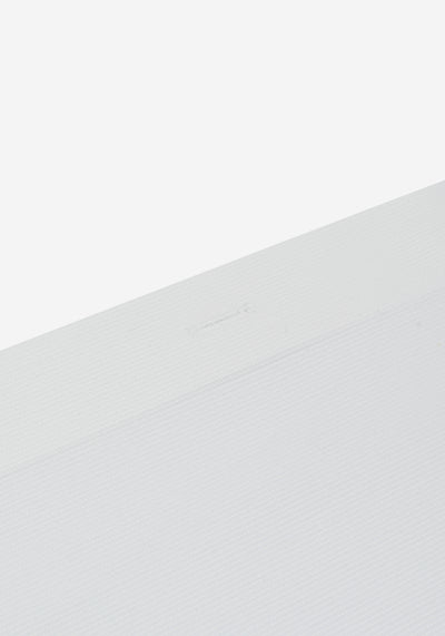 Chalk White Stripe Piqué Shirt - Short Sleeve