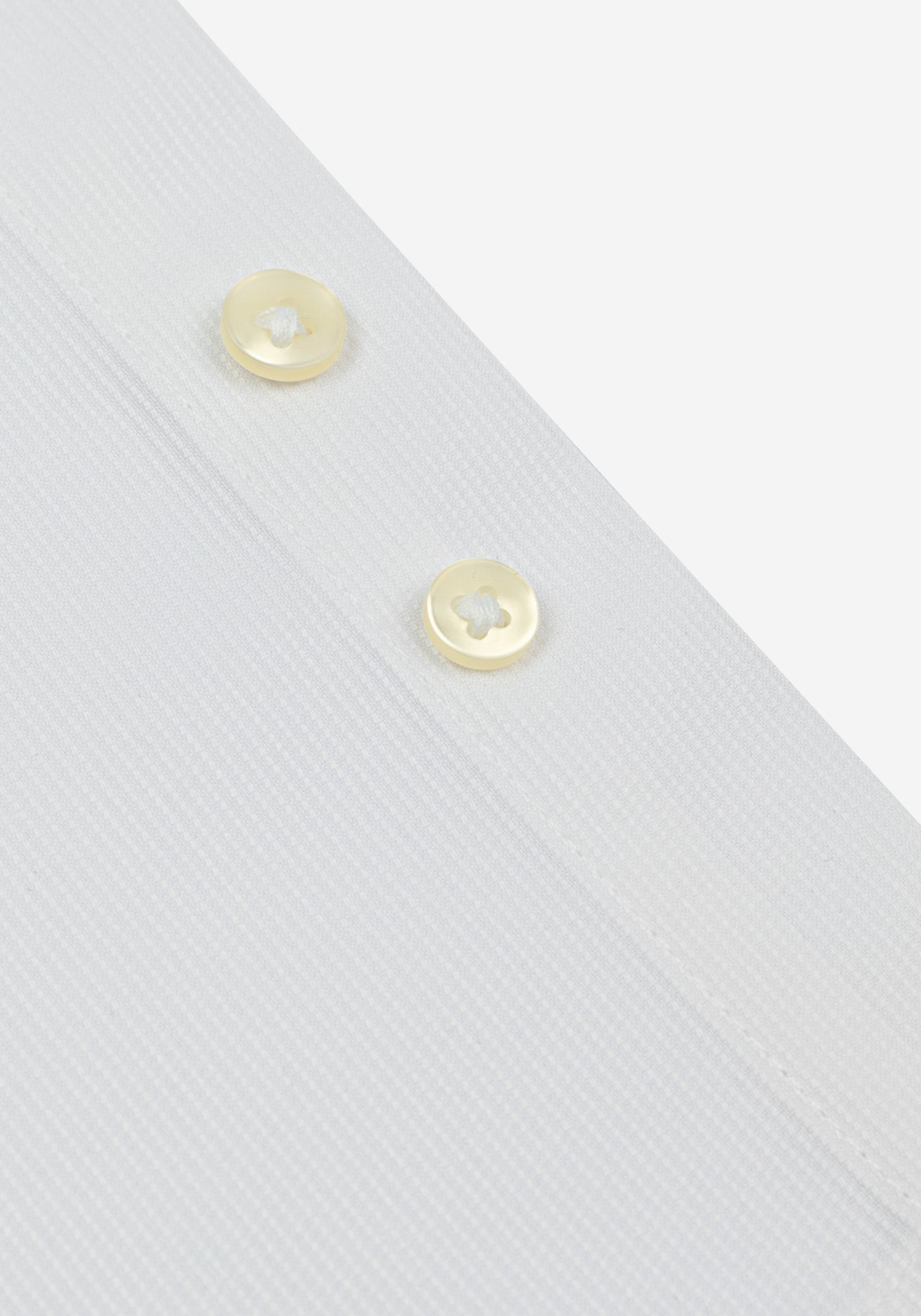 Chalk White Stripe Piqué Shirt - Short Sleeve